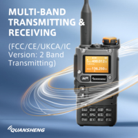 Original Quansheng UV-K5(8) UV-K58 UV-K6 UVK58 Walkie Talkie 5W Type-C Charge Multi-Band DTMF AM 50-600MHz NOAA Two Way CB Radio