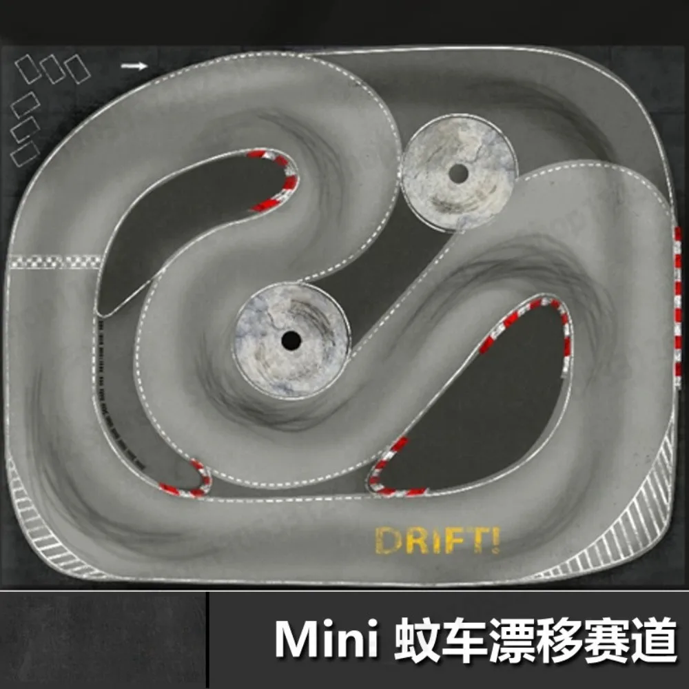 RC Mini Z Track 1/28 Drift Track for RW00 DRZ GLD BMX Mini Car Professional Racing Circuit