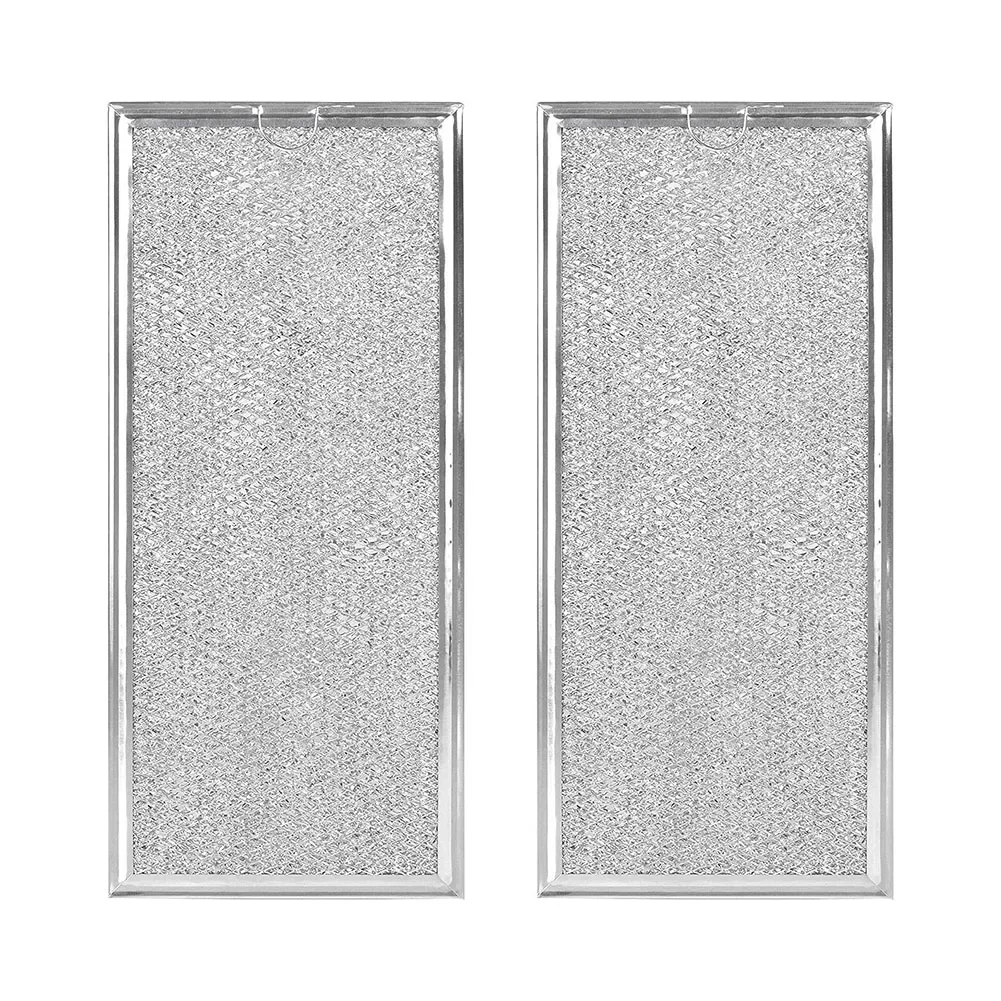 Reliable Metal Microwave Oven Grease Filter Fresh Air Guaranteed Compatible with W10208631A WB06X10596 Pack of 2