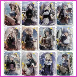 Anime Goddess Story Rare Laser Flash Lynette Fischl Sangonomiya Kokomi Furina Toys for boys Collectible Cards Birthday Present