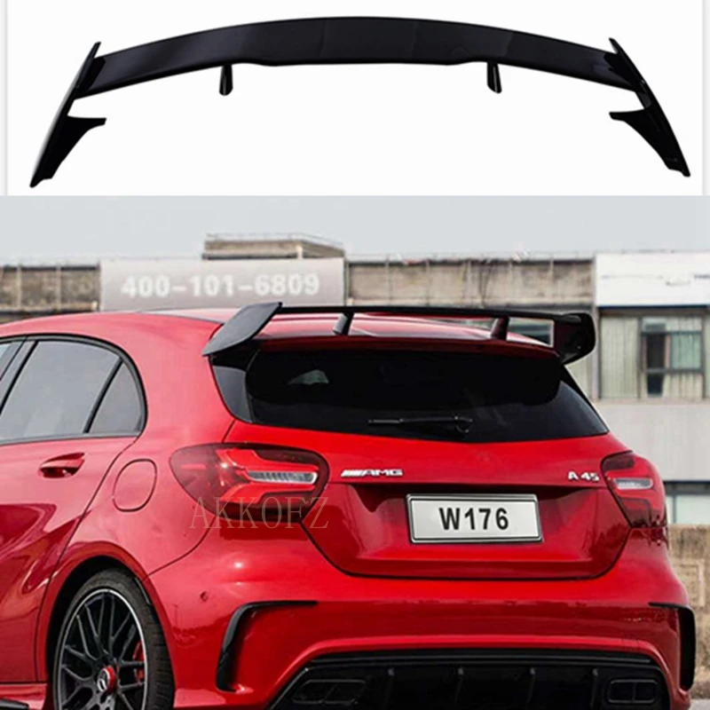 

High quality Black spoiler For Mercedes Benz W176 A-Class A250 A45 A180 A200 2013 to 2018 spoiler