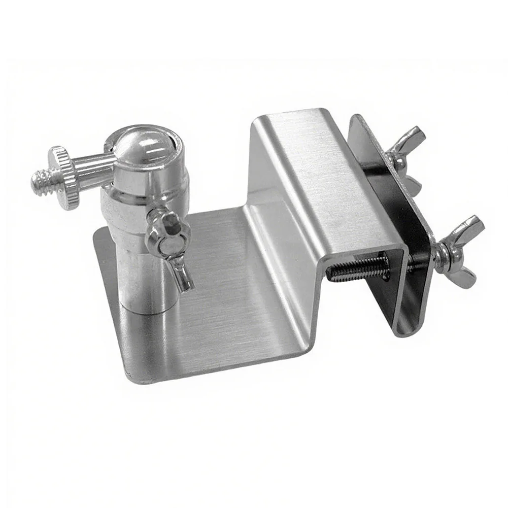 Stainless Steel Adjustable Gutter Mount Bracket for Eufy S220 Cameras and for Arlo Pro Series Solar Panels with 1/4-Inch Screw