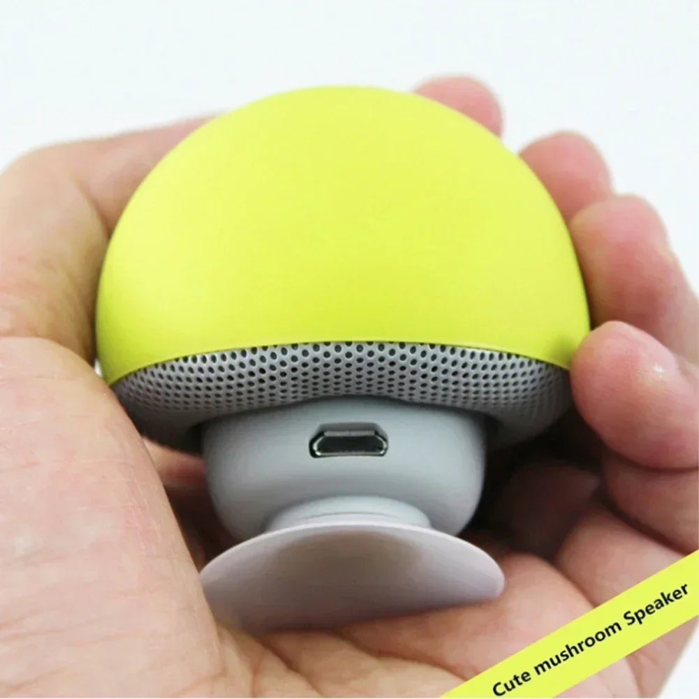 Mini Loudspeaker Wireless Bluetooth Speaker 30ft Wireless Range Subwoofer With Suction CupSuitable for Cycling Picnic Outdoor