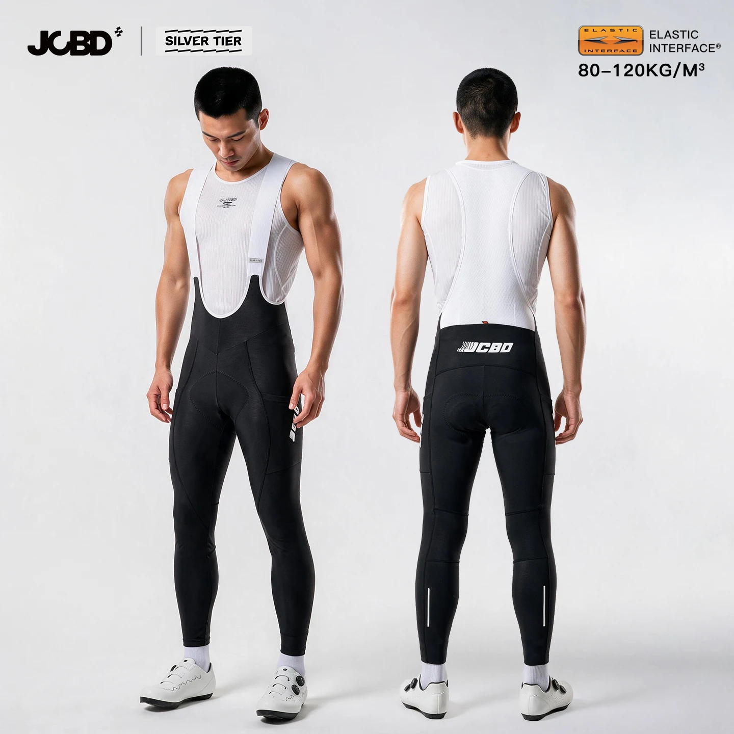 JCBD Winter Fleece Cycling Pants Warm Women Men 120KG 7Hour EIT Chamois Padding Long Ride Road Bike Bicycle Thermal Long Pants