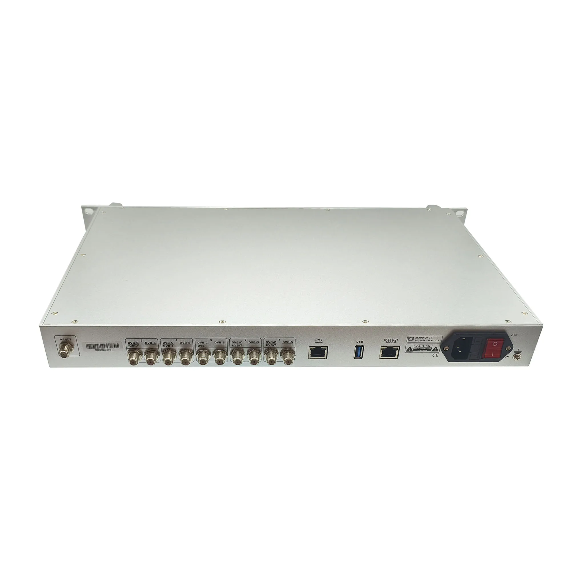 5 ช่องจูนเนอร์ตัวรับสัญญาณ modulator DVB-S2 DVB-T2 DVB-C ATSC IP RF จูนเนอร์ IP I to DVB-T ISDBT DVB-C modulator