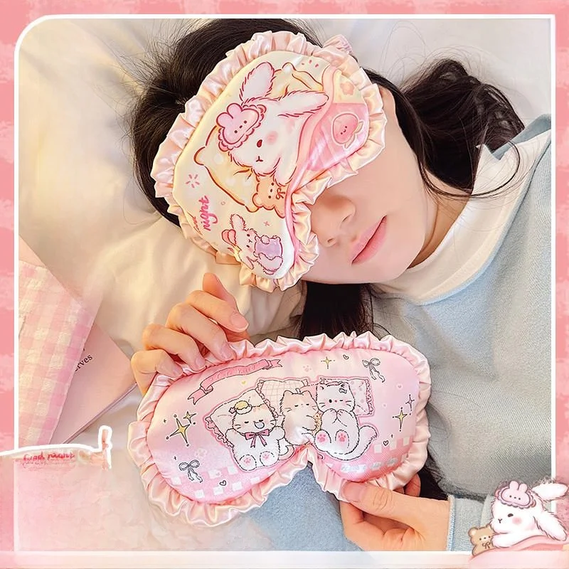 

Cute Eye Mask Children's Sleepwear Unisex Elementary School Students Nap Time Kindergarten Little Kids Light Blocking