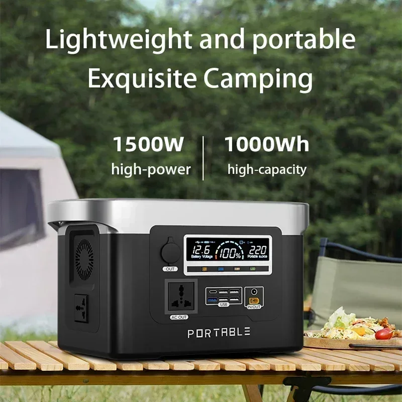 

800W 40Ah-85Ah portable power bank, portable power station, outdoor emergency power supply for camping outdoor RV homes