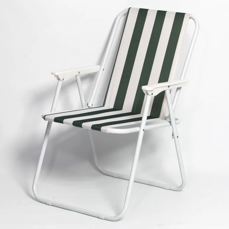 Outdoor Spring Chair Folding Leisure Recumbable Chair Portable Adult Lunch Break Chair Outdoor Camping