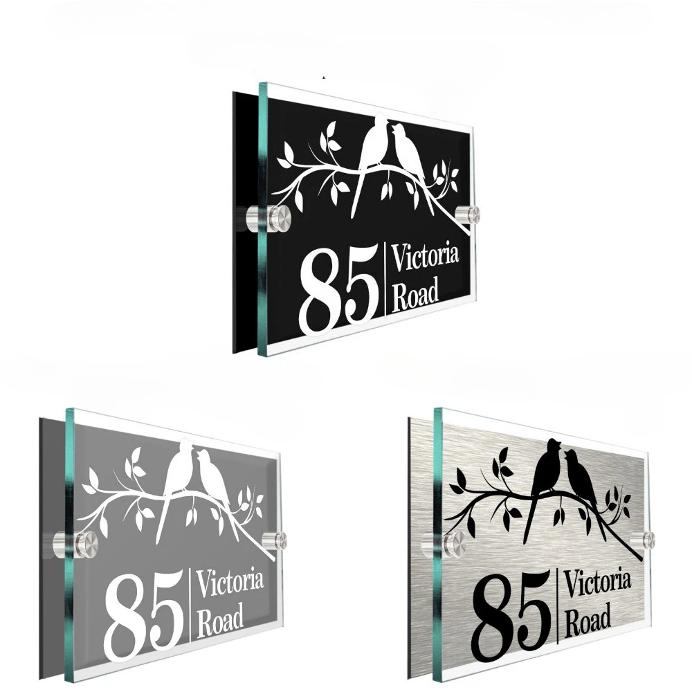 

Таблички с номером дома Номер двери Таблички с птицами и ветками Персонализированная табличка с именем Индивидуальная улица