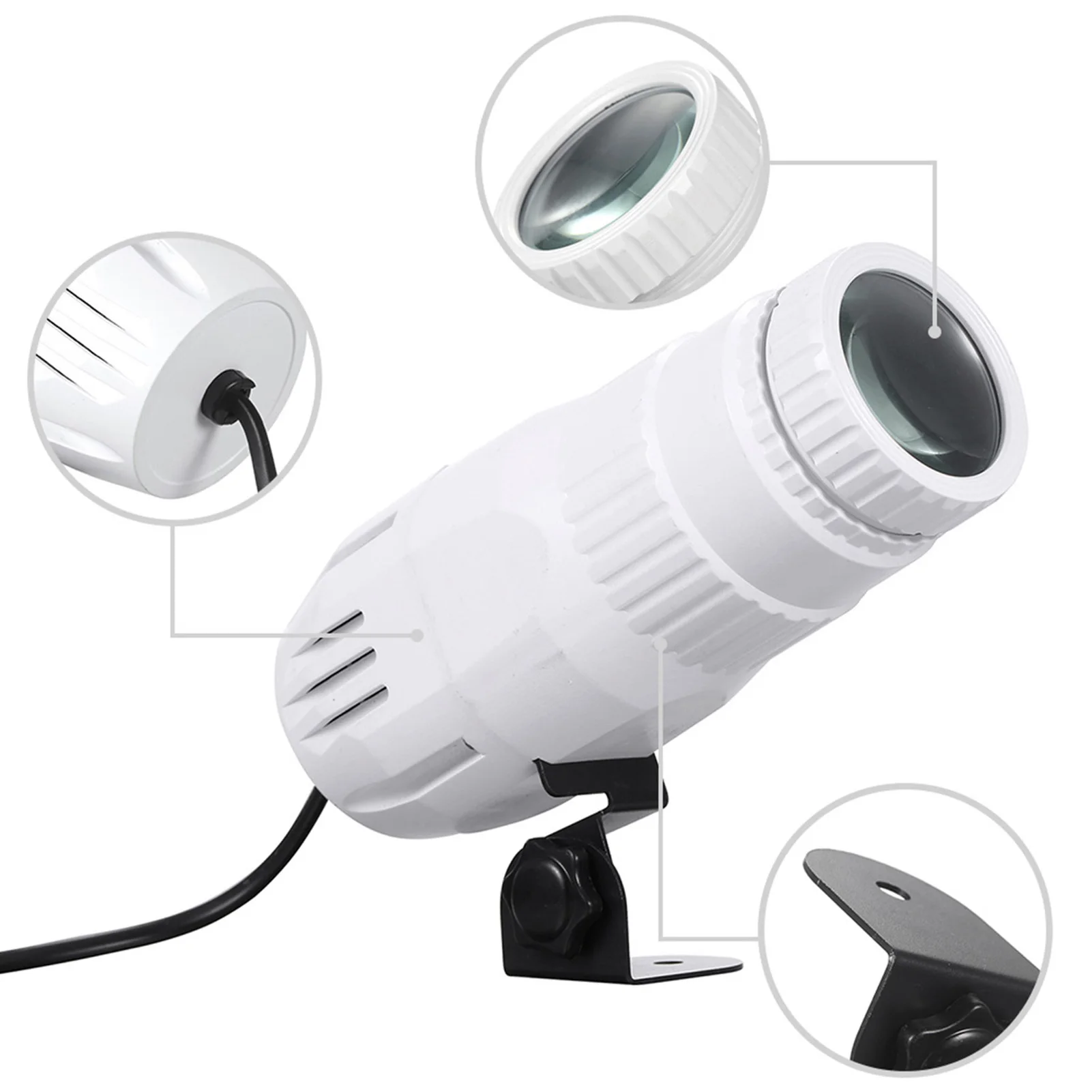 مصغرة RGBW LED شعاع بقعة أضواء Pinspot ضوء مع الأضواء عن بعد تأثير المرحلة الإضاءة لعرض DJ ديسكو حزب بار نادي