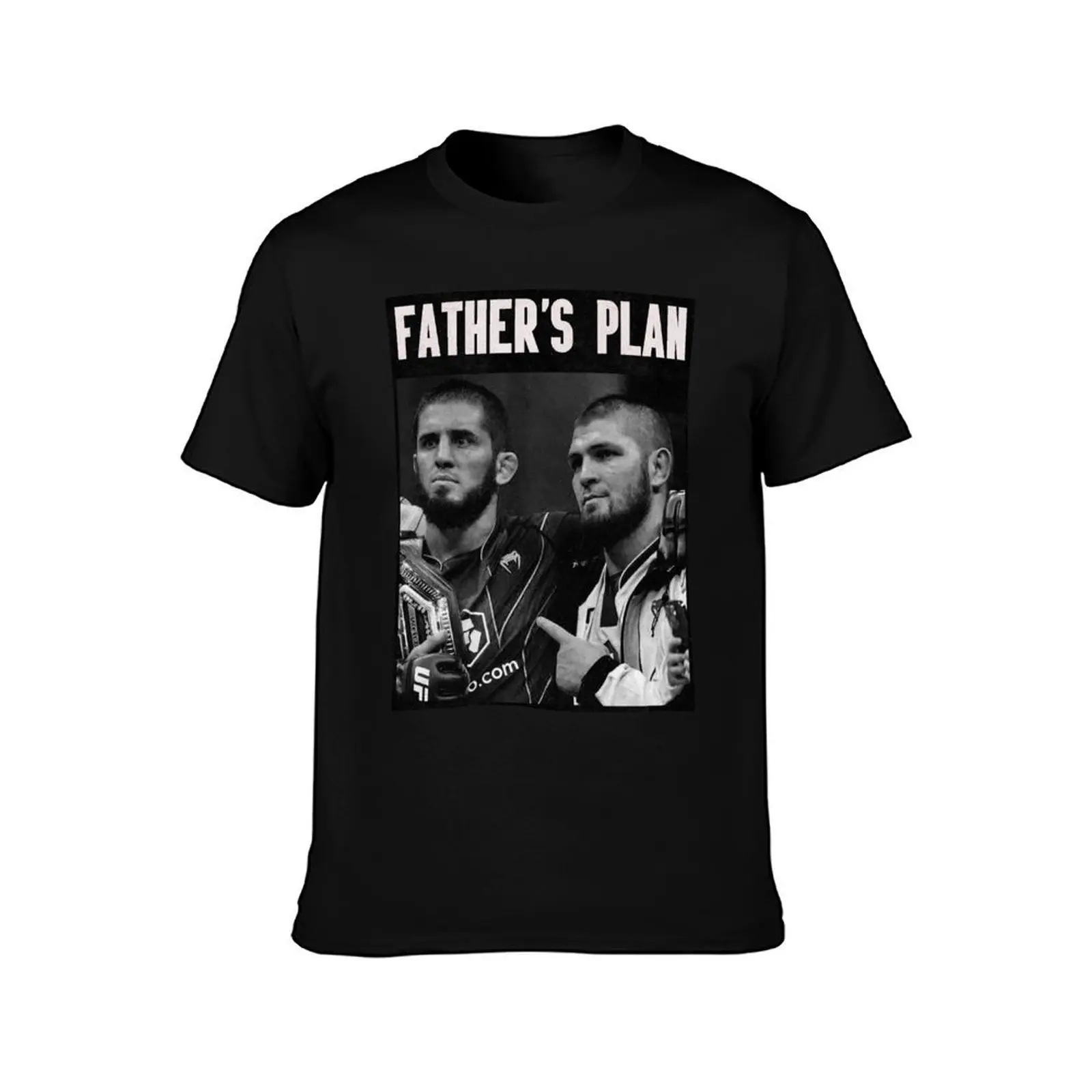 Khabib Nurmagomedov Islam Makhachev T-Shirt Retro Style Print Casual Top T-Shirt