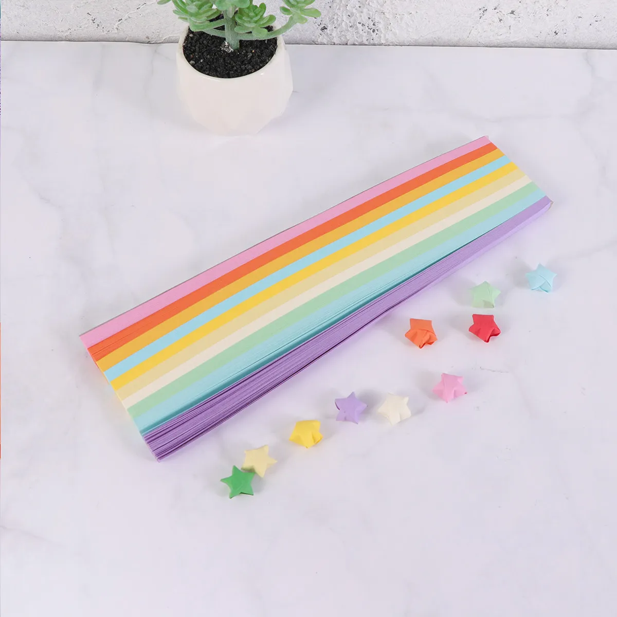 

Цветная бумага для оригами «Счастливая звезда», листы для рукоделия, идеально подходят для DIY-проектов, канцелярских принадлежностей, сумок, домашнего декора, художественных и ремесленных работ