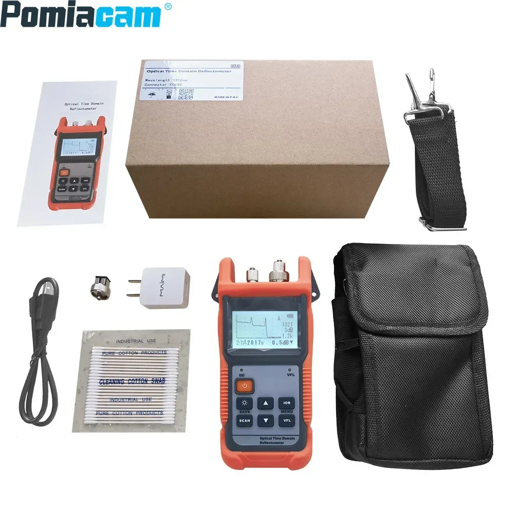 

TM190S OTDR Fiber Optic Tester Optical Time Domain Reflectometer High-precision Detector Breakpoint Obstacle Finder