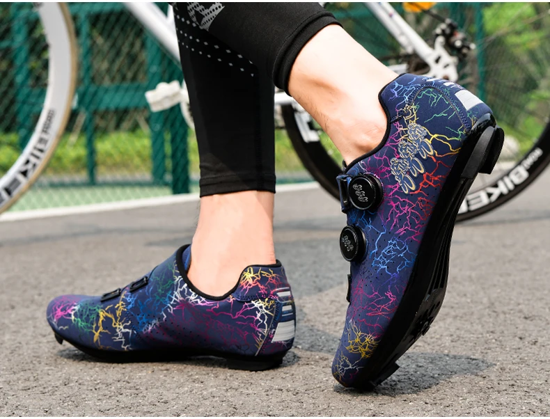 Professionelle Radfahren Schuhe Rennrad Männer Racing Wettbewerb Self-Locking Geschwindigkeit Fahrrad Turnschuhe Frauen SPD Stollen Radfahren Schuhe – Detail 15