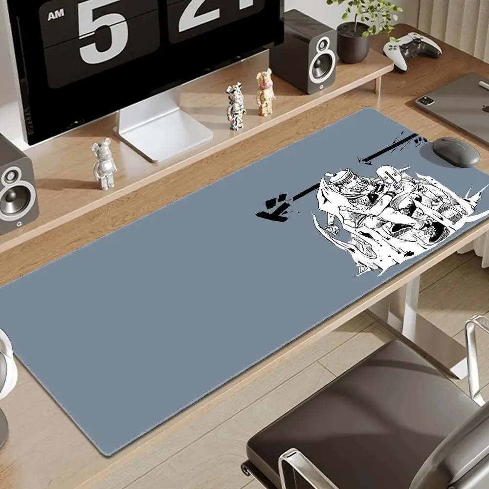 XXL HD Printing Rug JOJO Bizarre Adventure Mouse Pad Gamer Keyboard Pads Non-slip Mousepad Anime Gaming PC Accessories Desk Mat