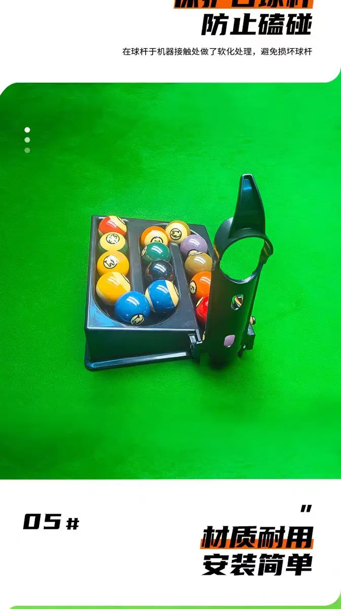 Pool Ball Rack for Snooker Lightweight Easy to Use,Accuracy Portable Billiards Training Rack,Ball Launcher Practice Equipment