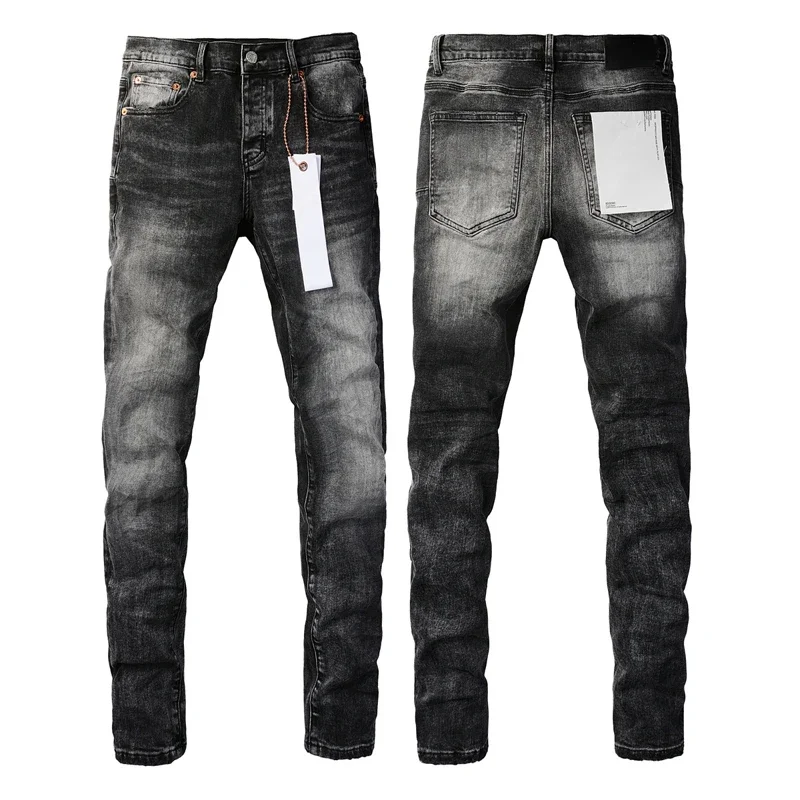 

Autumn Winter Fashion Brand New Black Jeans Simple Polished White Vintage Men's Jeans Casual Stretch Tight Pencil Pants