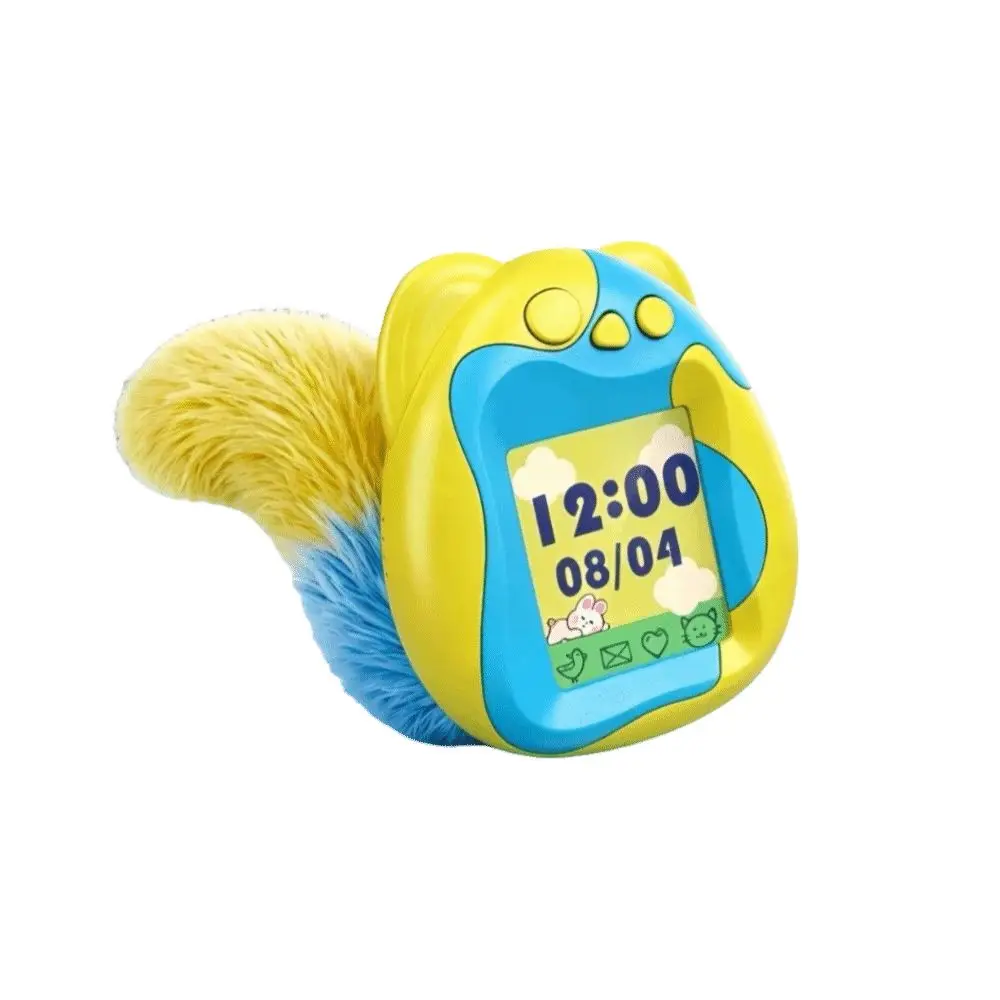 Color Screen Virtual Pet Keychain Portable Mini Electronic Pet Machine Educational Electronic Handheld Game Console