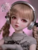 1/3 BJDドール 手描き人形 女の子おもちゃ ギフトセット 交換着 ウィッグ 関節可動 60cm人形 ファッション ギフト 3