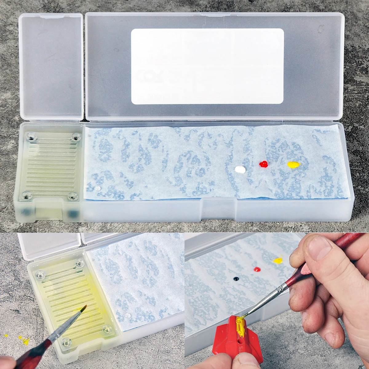 Paleta Húmida Everlasting The Army Painter Hydropack Bundle: Paleta que Mantém a Tinta Úmida com Tampa Hermética