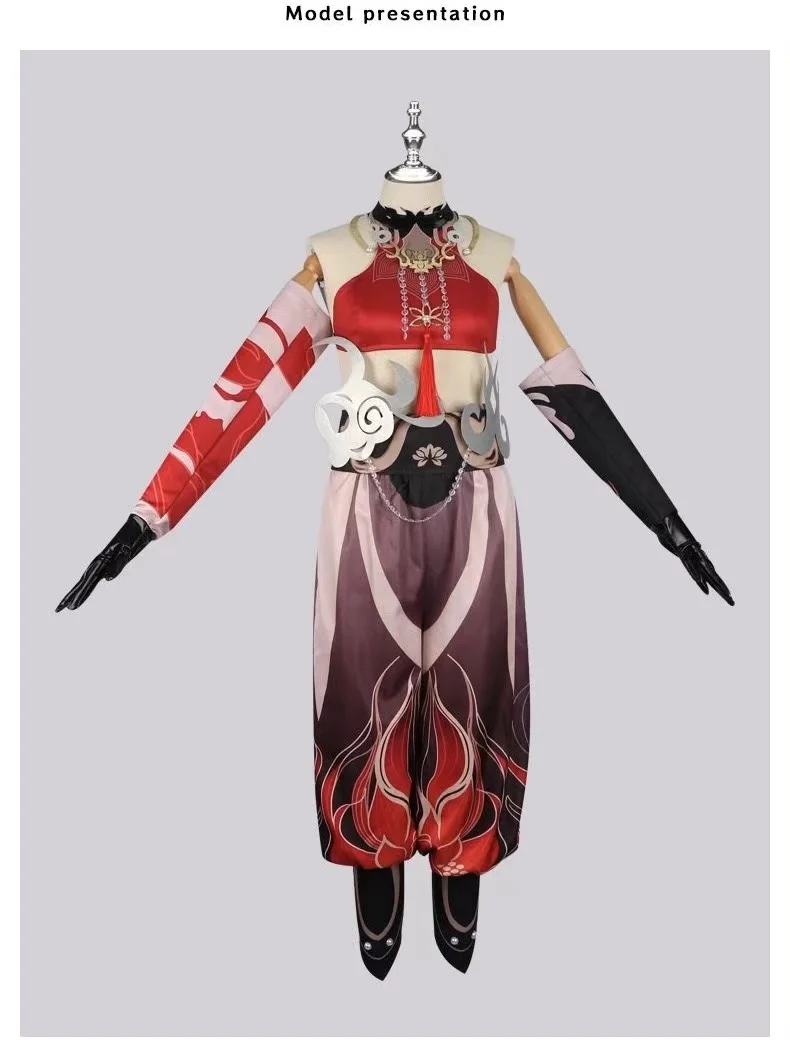 Black Myth Wukong cosplay Nezha female game same style costume cosplay anime character costume