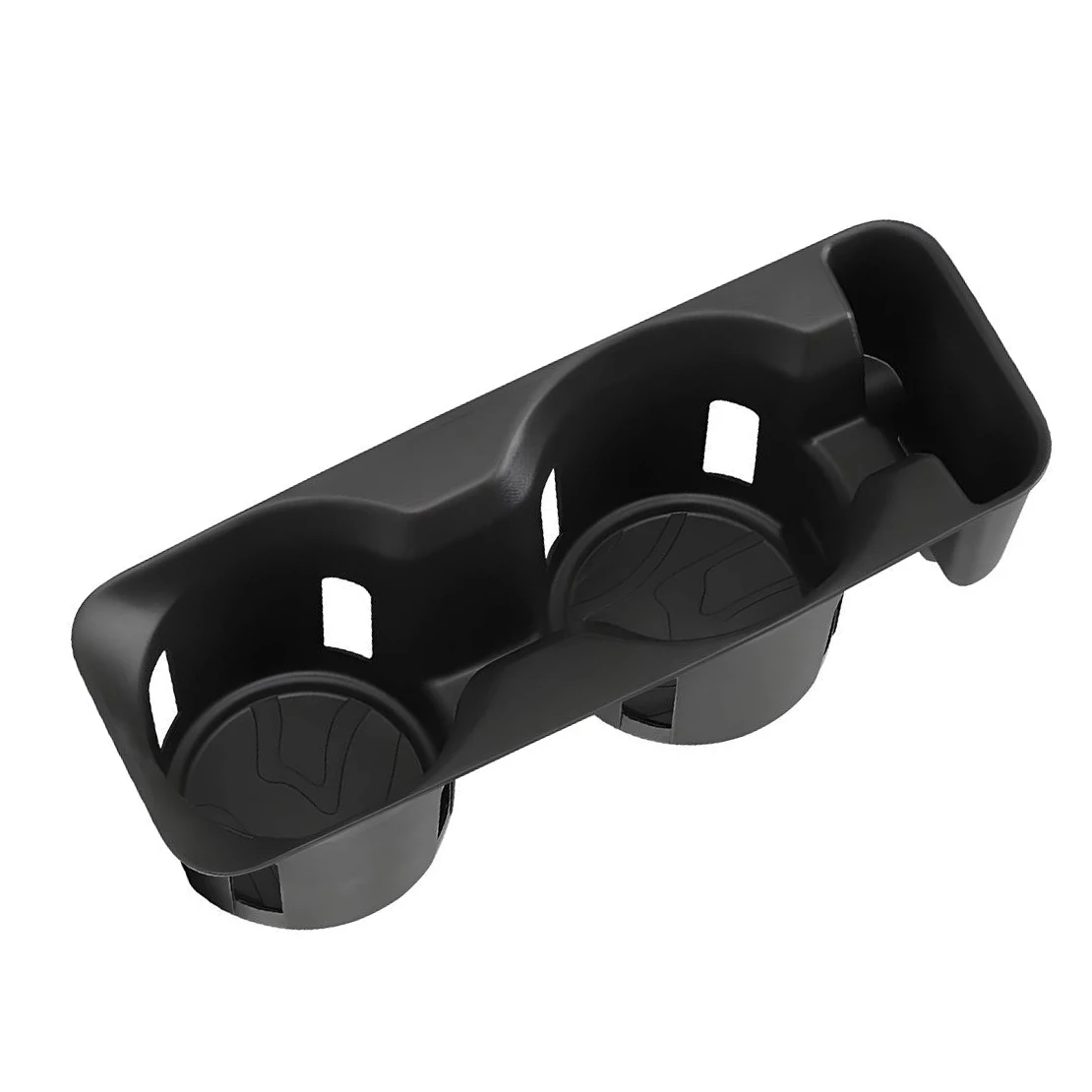 Black Center Console Cup Holder Insert Fit For Ford Explorer 2020-2024
