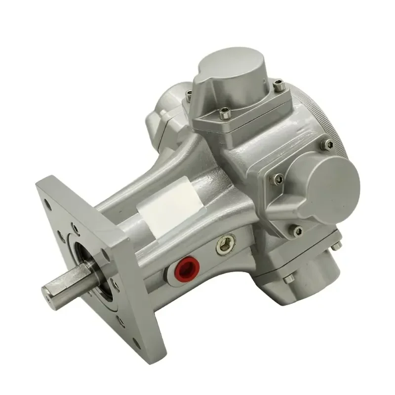 5 Cylinders 3/4 Piston Air Motor With Flange Pneumatic Tool 7N.m 560L/min Air Consumption 0.75HP Power Motor for Agitator
