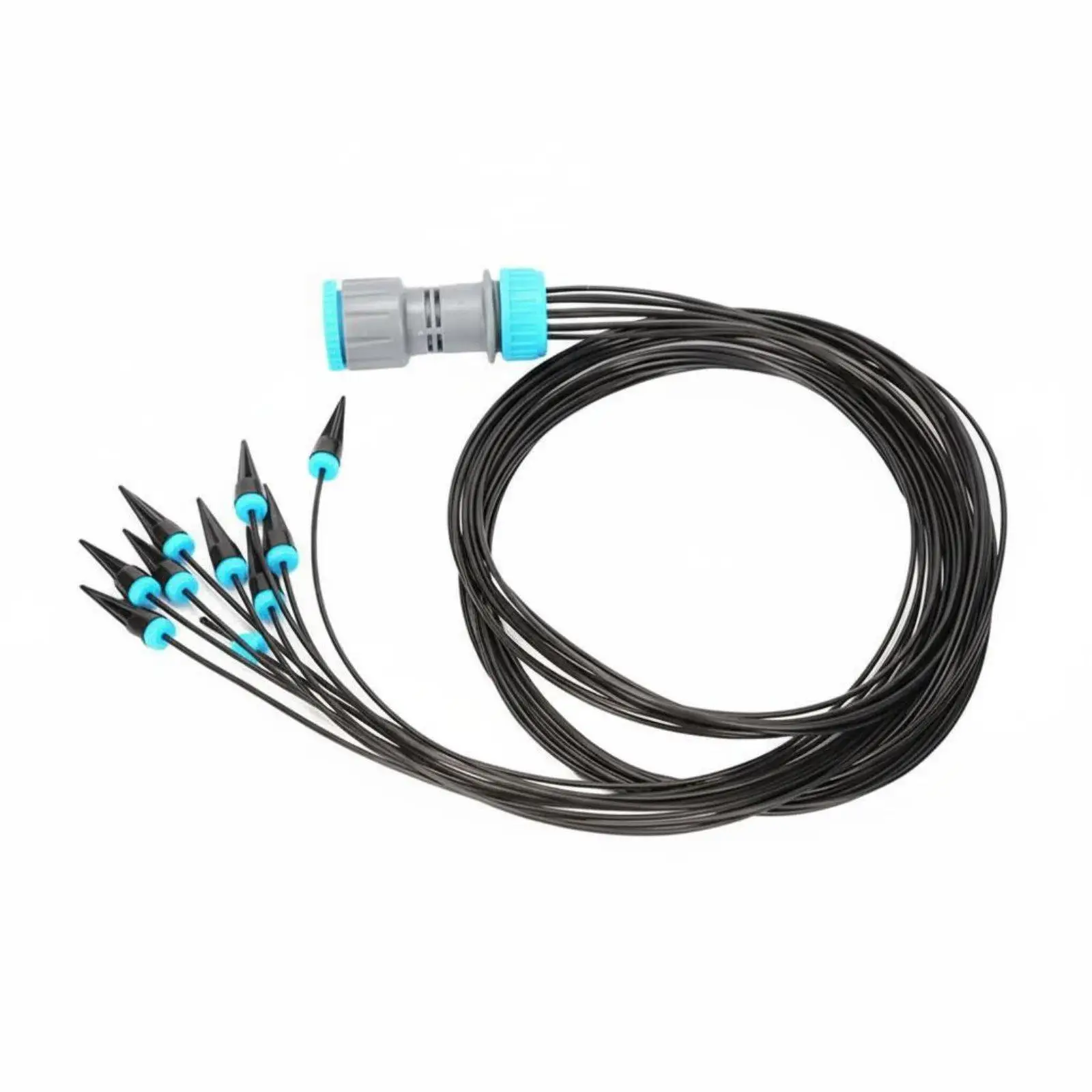 Adjustable Drip Irrigation System for Potted Plants with Universal Tap Connector for Garden Greenhouse Use