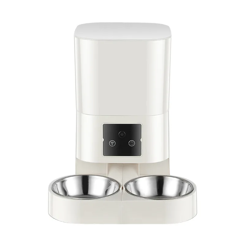

Pet feeder with camera visual monitoring cat automatic