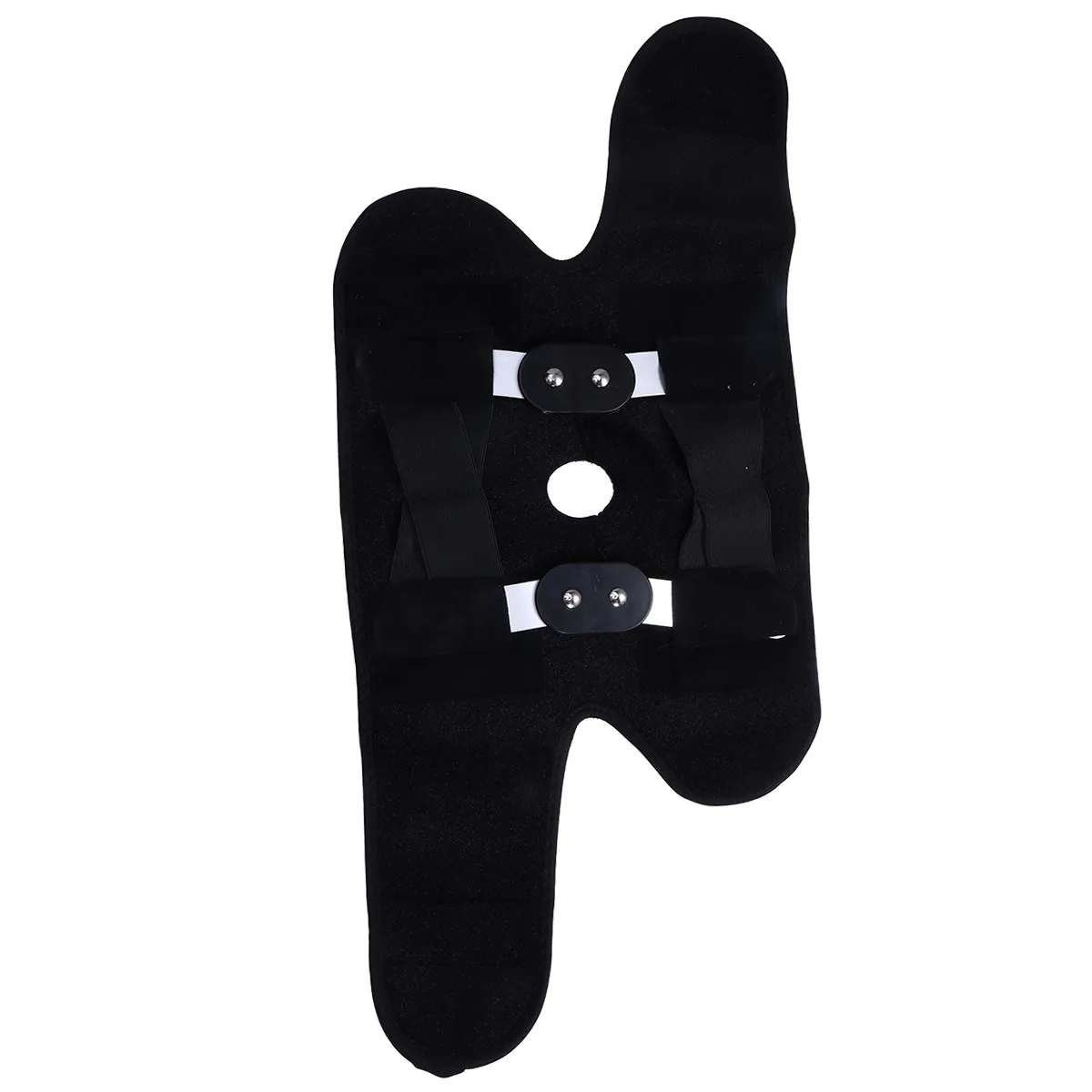 Adjustable Black Knee Protector Universal Sports Knee Pad for Sprains Arthritis Trauma Comfortable Fit Breathable Support