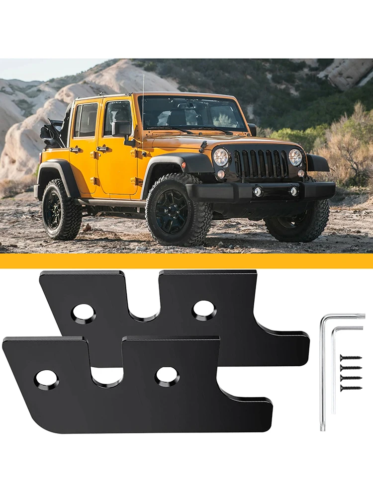 طقم تصليح حاجب الشمس من سبائك الألومنيوم طقم تصليح حاجب الشمس لسيارة جيب رانجلر JL Gladiator JT