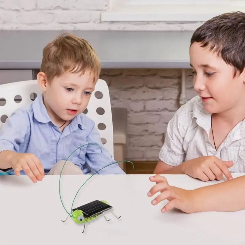 Robô solar interativo Grasshopper Garda ciência brinquedos para crianças L8RB
