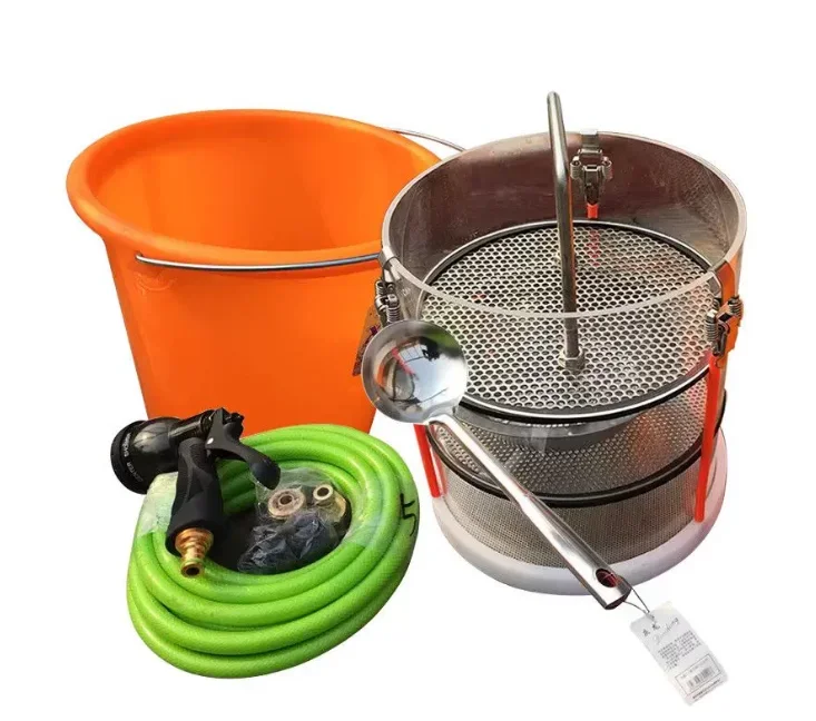 Four-Layer Forage Analysis Sieve, Feed Particle Separation Tool for Pasture & Feed Supplies