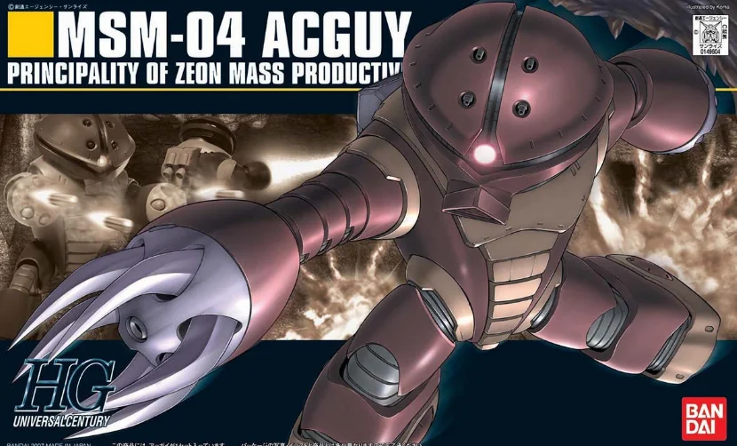 [In Stock] Bandai Assembly HG HGUC 078 1/144 ACGUY Acguy Gundam model Action Assembly Model