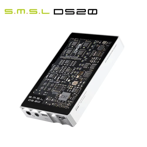 SMSL DS20 ポータブル DAC ヘッドフォンアンプ MQA CS43131 PCM32Bit DSD256 XU-316 3.5 ミリメートル & 4.4 ミリメートル
