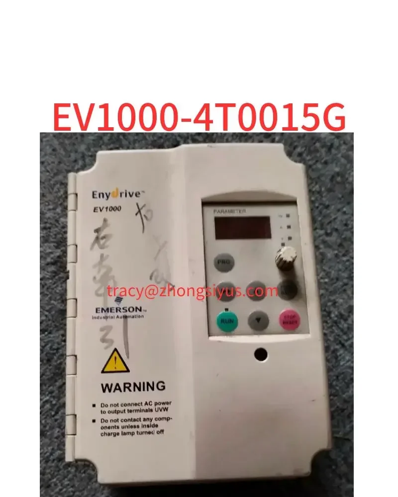 

Used EV1000 inverter, EV1000-4t0015g 1.5 kw 380V, function package