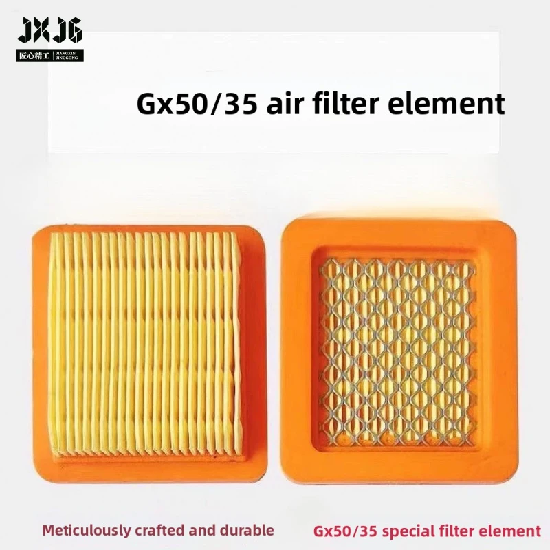 XMSJ Air Filter Element Air Cleaner for Honda GX35 GX50 Engine Brush Cutter Grass Trimmer Lawn Mower Garden Spare Parts