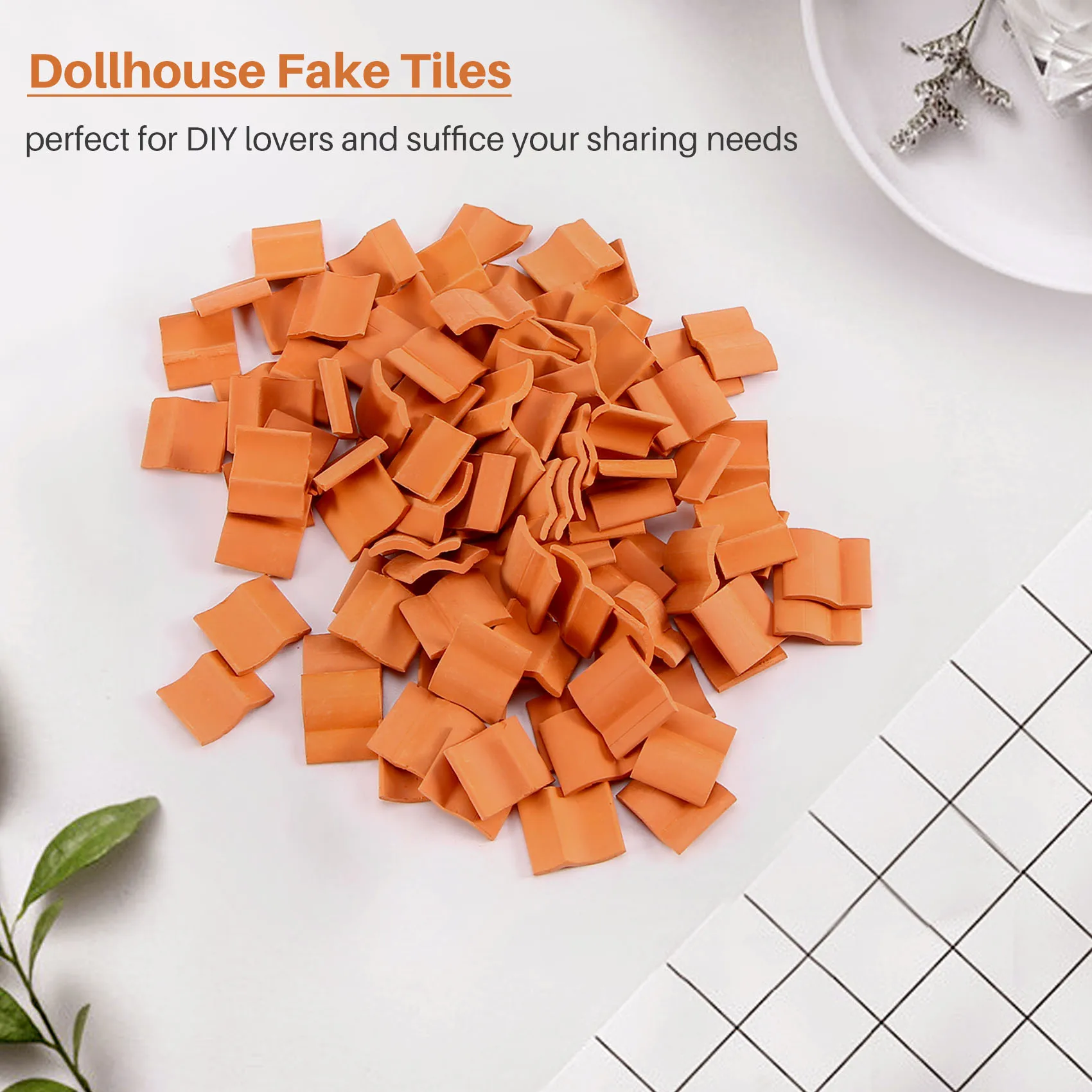 

Highly Recommended Roof Tiles Model Building Set Miniature Tiles Roof Tiles Dollhouse Shingles Fake Tile Model Landscape Accesso