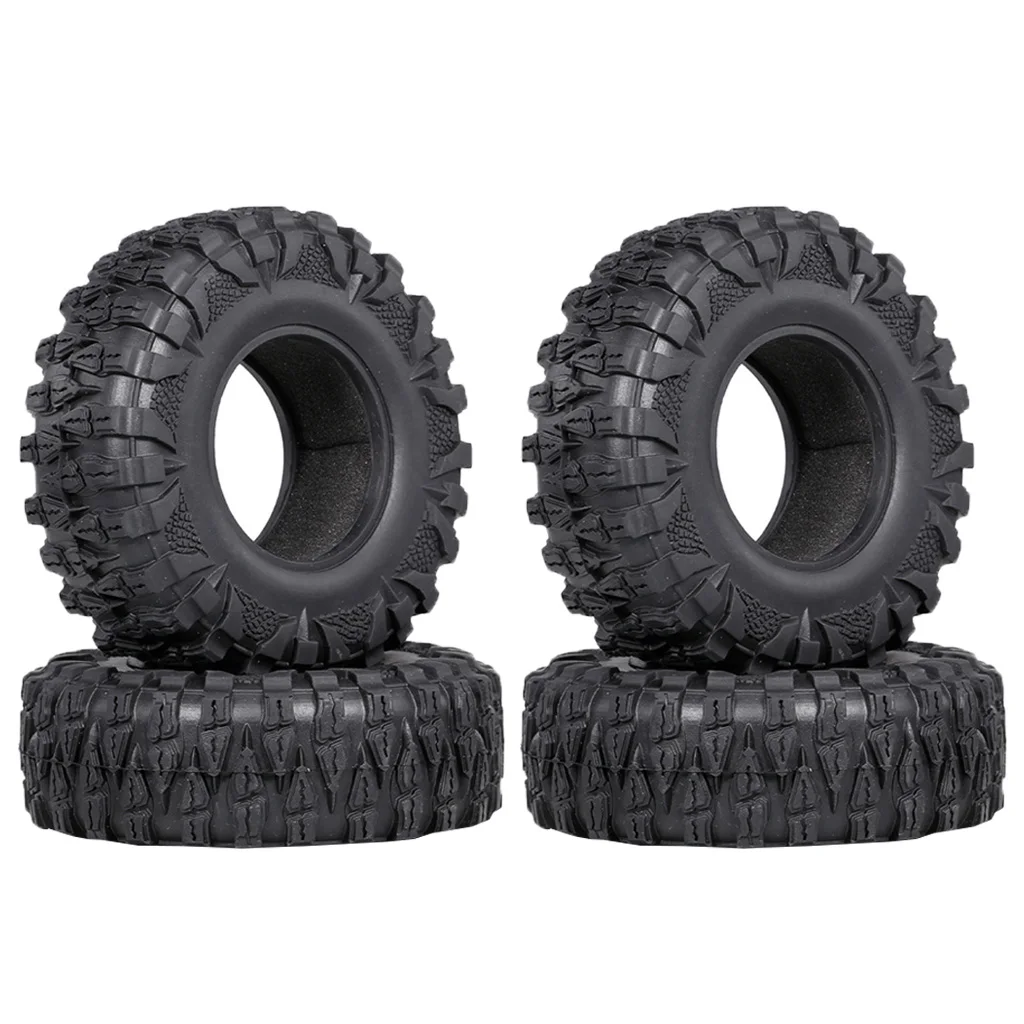 

4PCS 2.2" Mud Grappler Rubber Tyre 2.2 Wheel Tires 120*48MM for 1:10 RC Rock Crawler TRX4 TRX-6 Axial SCX10 90046