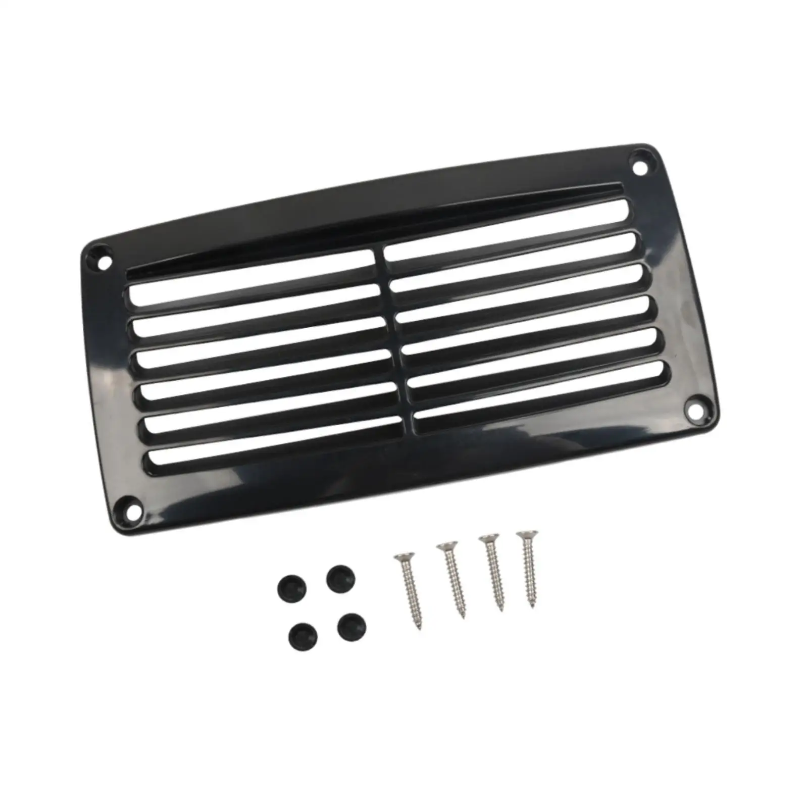 Marine Yacht Air Vent Grill Cover Efficient Exhaust ABS Louver Ventilation for Caravan Storage Room