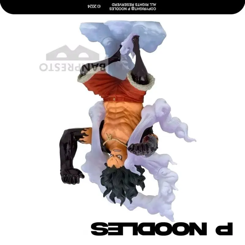 Une pièce périphérique Bandai Banpresto Original véritable KOA singe D Luffy quatre niveaux serpent humain rebondissant figurines d'action humaine