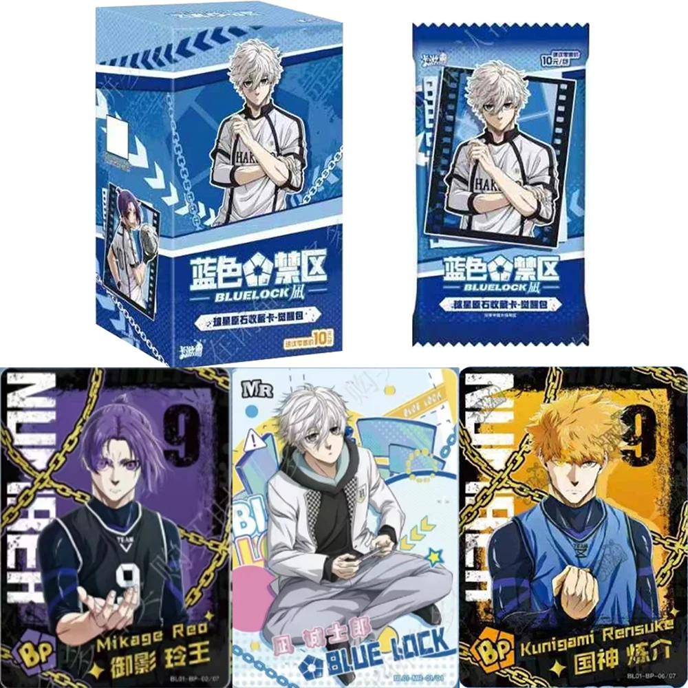 

KAYOU натуральная синяя карта Forbidden Zone Nagi-Star Stone Card Awakening Pack лучший партнер аниме коллекционные карты игрушки подарки