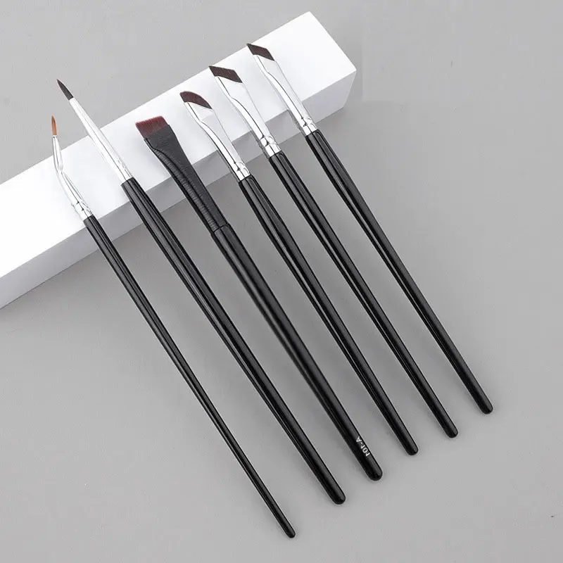 Upgrade Blade Eyeliner Ultra Brush Under The Eyes Place Makeup Brush Thin Fine Angle Flat Eyebrow  Precise Detail Brush