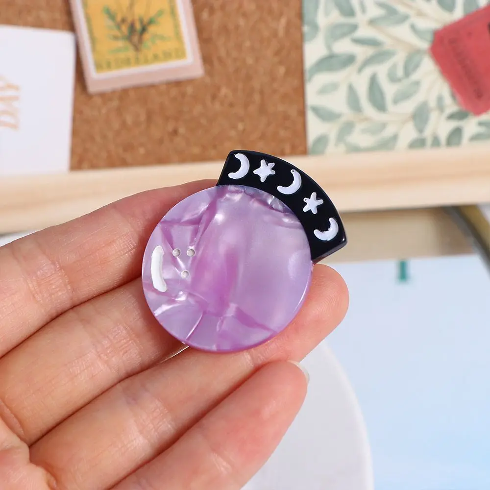 Ball Star Moon Barrettes Eggplant Ins Hair Clips New Headwear Mushroom Women Hairpins Korean Duckbill Clips Acetate Hair Clips