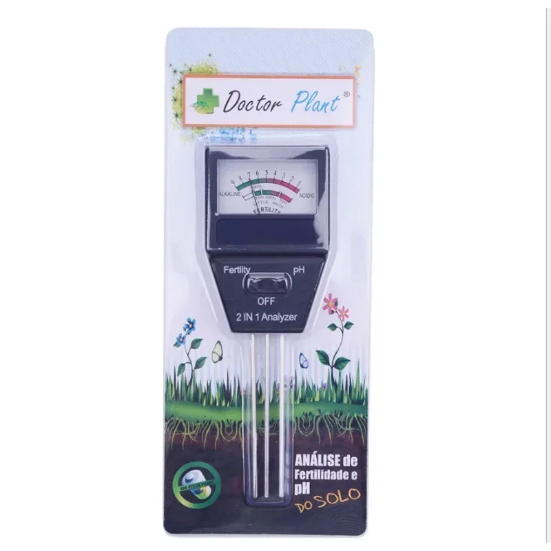 Soil Nitrogen Phosphorus Potassium Analyzer, Soil PH EC Meter Tester, Soil Acidometer Test, New 2 In 1 Fertility Detecter