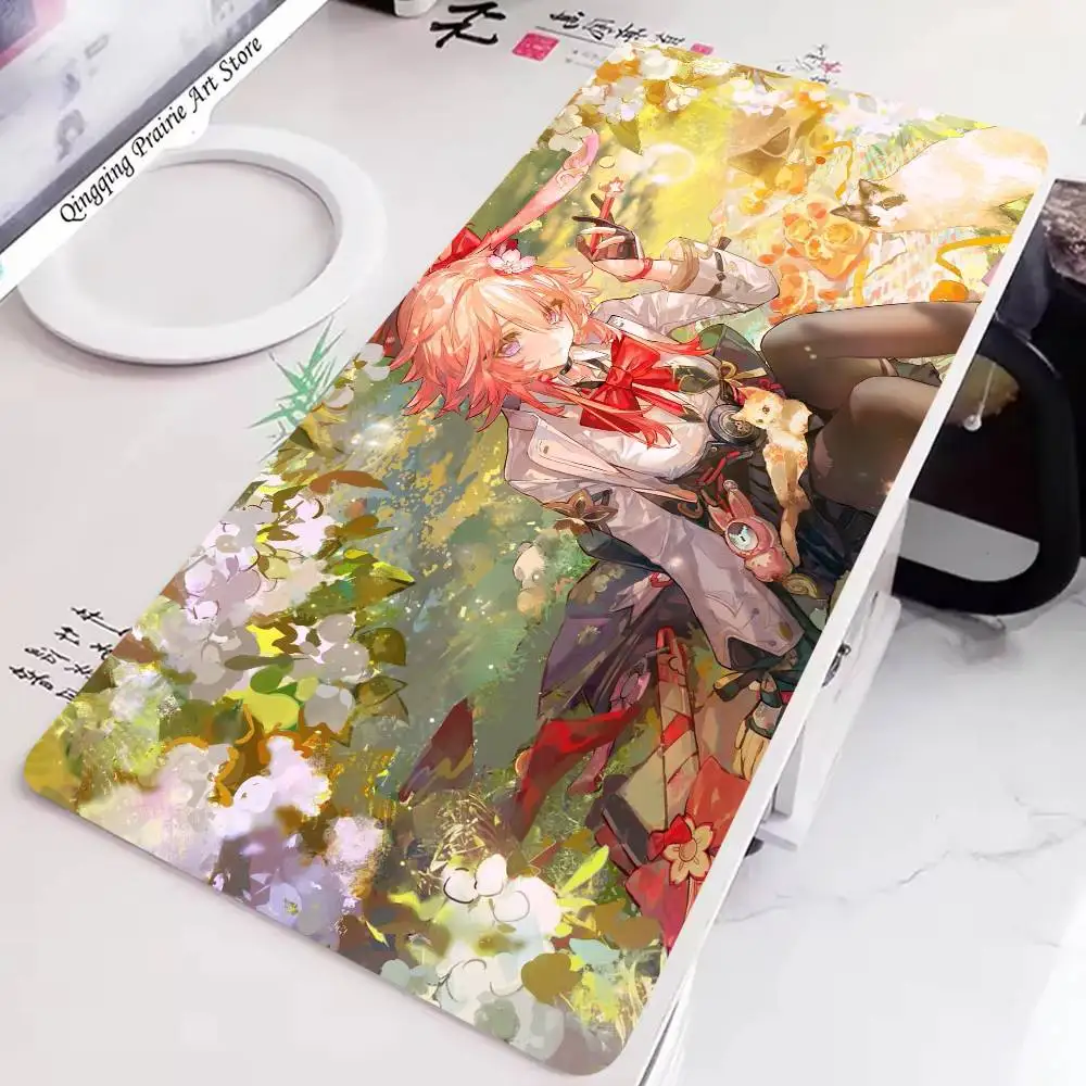 Evanescia Honkai S-Star Rail Anime Mousepad Non-slip Suitable For Office Computers Laptops E-sports Game Desk Mats XXL Keyboard