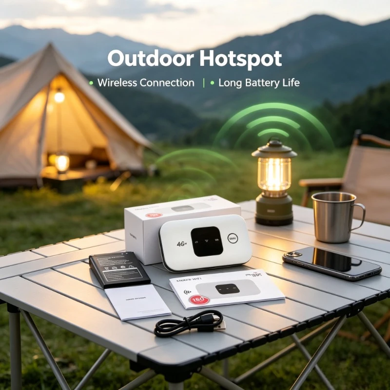 1. Portable 150Mbps 4G Network Device, SIM Slot Router For Field Work And Short Journey Use