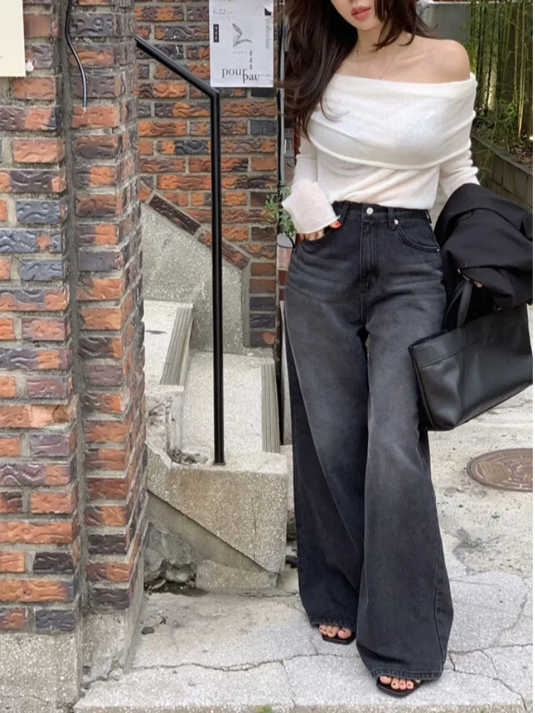 Faionable Винтажный вязаный длинный женский топ с полосками све, шикарный осенний дизайн Agel Sensation Ele Sle