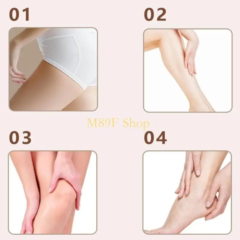M89F Thigh Anti-Chafing Patches for Upper Inner Thigh Adhesive Body Anti-Friction Pad,Invisible Thigh Patches for Womens