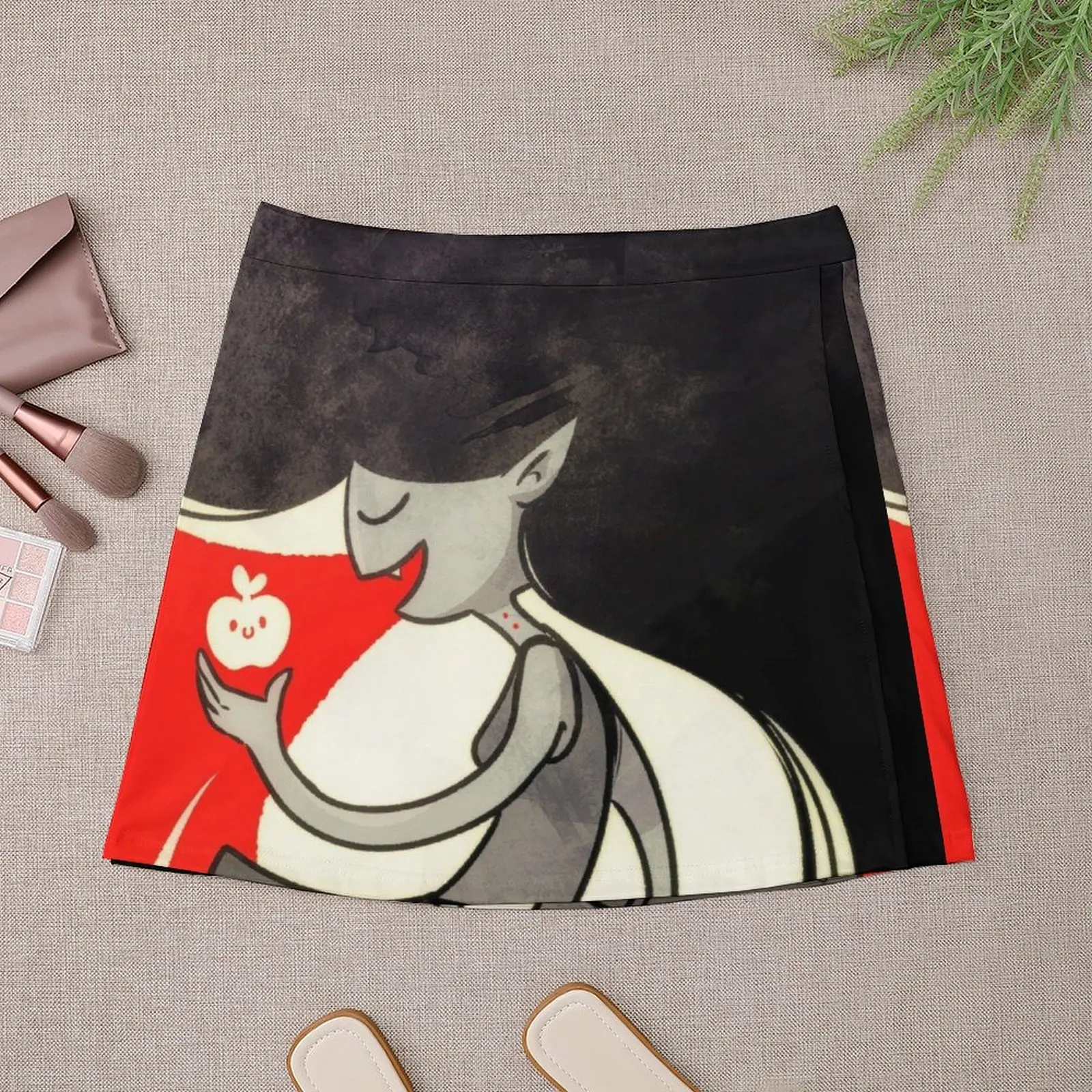 Pakaian Rok Mini MaREDline Rok Musim Panas Wanita Gaya Korea